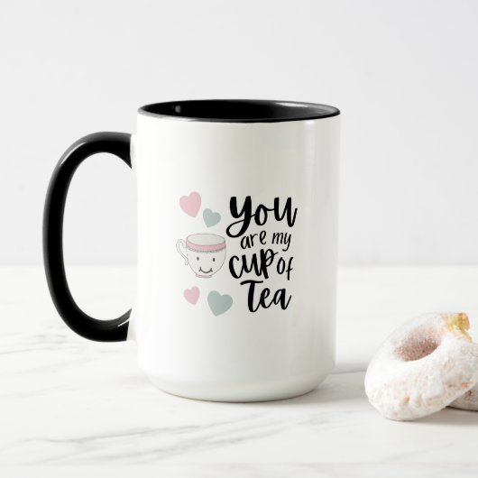 Du bist meine Tea-Tasse Tasse (Mit Donut)