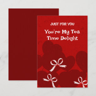 Du bist meine Tea Time Delight Card Dankeskarte