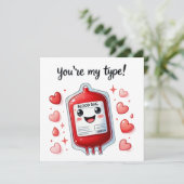 Du bist meine Type Card (Stehend Vorderseite)
