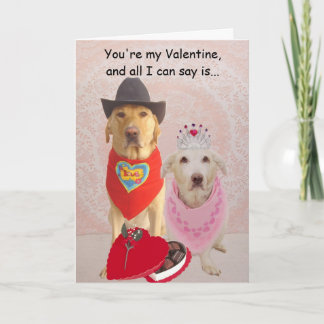 Du bist meine Valentine... Feiertagskarte