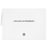 DU BIST MEINE VALENTINE SCHAUTY-Karte (Rückseite Horizontal)