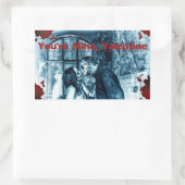 Du bist meine Valentinstickerin Rechteckiger Aufkleber (Tasche)