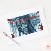 Du bist meine Valentinstickerin Rechteckiger Aufkleber (Umschlag)