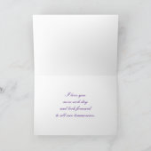 Du bist meine Welt Karte (Innenseite)