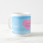 "Du bist meins" Der kleinste Teil Kaffeetasse (Vorderseite Links)