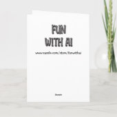 Du bist mir im Sinn | Schlafen auf einer Blume Karte (Rückseite)