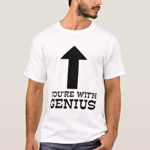 Du bist mit Genie Lustiges Shirt Humor