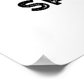 Du bist Muschel Funny Tortoise Pun Poster (Ecke)