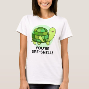 Du bist Muschel Funny Tortoise Pun T-Shirt