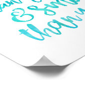 Du bist mutig, als du glaubst, Druck inspirieren Poster (Ecke)