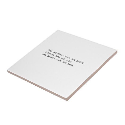 Du bist mutig, als du glaubst fliese (Seite)