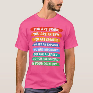 Du bist mutig, dass du ein Freundschaftsgeschenk b T-Shirt