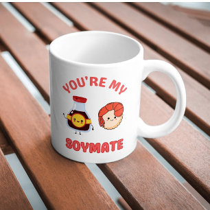 Du bist My Soymate - Romantic Soja Sauce Food Kaffeetasse