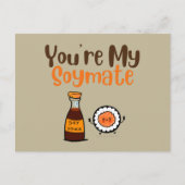 Du bist My Soymate, Soy Postkarte (Vorderseite)