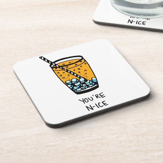 Du bist N-Ice Getränkeuntersetzer (Linke Seite)