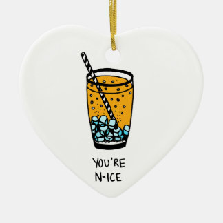 Du bist N-Ice Keramikornament