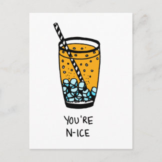 Du bist N-Ice Postkarte