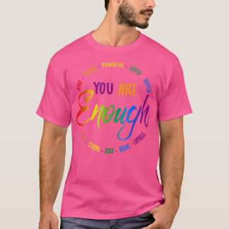 Du bist nett, zäh, mächtig geliebt, geschätzt, dei T-Shirt