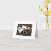 Du bist nicht allein, bekommst eine gute Karte (Gelbe Blume)