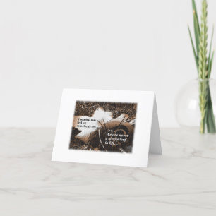 Du bist nicht allein, bekommst eine gute Karte