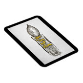 Du bist nicht allein, ich bin hier Freundschaftszi Magnet (Rechte Seite)