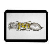 Du bist nicht allein, ich bin hier Freundschaftszi Magnet (Horizontal)