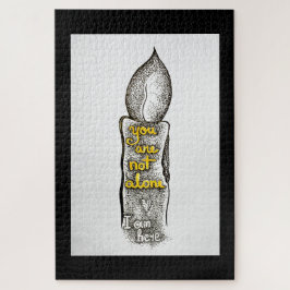 Du bist nicht allein, ich bin hier Freundschaftszi Puzzle