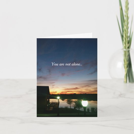 Du bist nicht allein karte (Vorderseite)