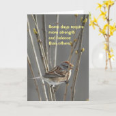 Du bist nicht allein karte (Gelbe Blume)