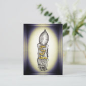 Du bist nicht allein Kerzen liebende Freundschaft Postkarte (Stehend Vorderseite)