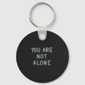 Du bist nicht allein Schlüsselanhänger (Vorderseite)