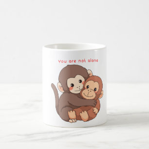Du bist nicht allein Unterstützung Kaffeetasse