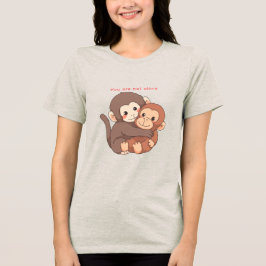 Du bist nicht allein Unterstützung Tri-Blend Shirt