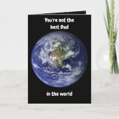 Du bist nicht der beste Vater. Karte (Vorderseite)