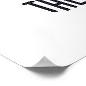 Du bist nicht der Boos von mir, einem lustigen Gei Poster (Ecke)