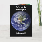 Du bist nicht die beste Tochter. Karte (Vorderseite)