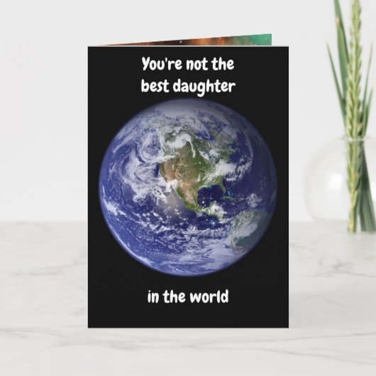 Du bist nicht die beste Tochter. Karte (Vorderseite)