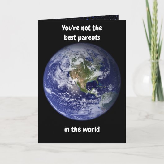 Du bist nicht die besten Eltern. Karte (Vorderseite)