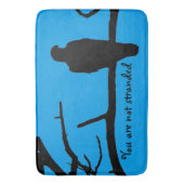 Du bist nicht gesträngt Bath Mat Badematte (Vorderseite Vertikal)