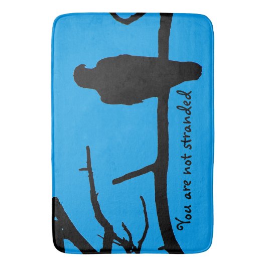 Du bist nicht gesträngt Bath Mat Badematte (Vorderseite Vertikal)