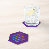 "Du bist nicht ich" Gedankengedicht Zitat Untersetzer (Vor Ort)