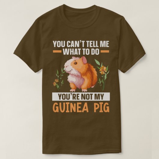 Du bist nicht meine Guinea Schweinsherz-Riesenfurr T-Shirt (Design vorne)