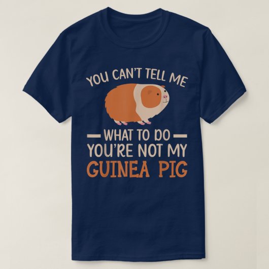 Du bist nicht meine Guinea Schweinsherz-Riesenfurr T-Shirt (Design vorne)