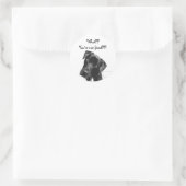 Du bist nicht repariert runder aufkleber (Tasche)