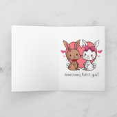 Du bist nicht sonnig bis feiertagskarte (Innenseite)