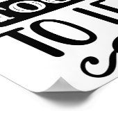 Du bist nie alt zu lernen poster (Ecke)