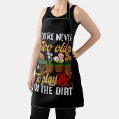 Du bist nie zu alt, um im Schattengarten zu spiele Schürze (InSitu)