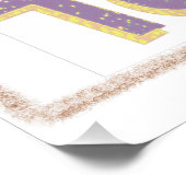 "Du bist!" Niedliches Design. Jetzt kaufen Poster (Ecke)