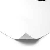 Du bist nur mein Blood-Funny Bat Pun Poster (Ecke)