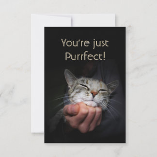 Du bist nur Purfect Karte